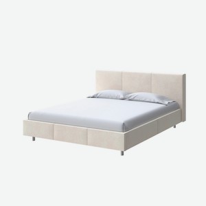Мягкая Кровать Novo (Ткань: Велюр Casa Сахарный) 140x200