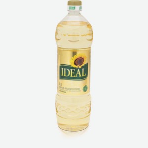 Масло подсолнечное Ideal рафинированное дезодорированное 1л в магазине ...