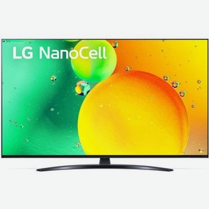 55  Телевизор LG 55NANO769QA.ADKB, NanoCell, 4K Ultra HD, синяя сажа, СМАРТ ТВ, WebOS
