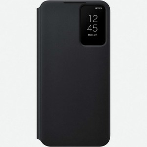 Чехол Samsung Smart Clear View S22+ черный (EF-ZS906)