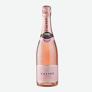 Вино игристое Calvet Cremant de Bordeaux, розовое брют, 0,75 л, Франция