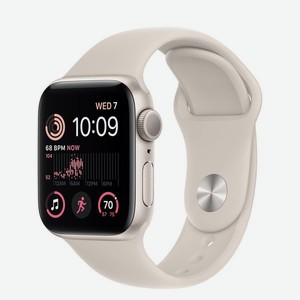Смарт-часы Apple Watch SE 40mm Starlight Alum./Sport M/L (MNT63)