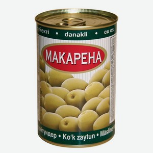 Оливки MAKAPEHA зеленые с кост. с/к 270гр Испания