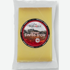 Сыр Bergstolz Swiss D Or твердый 52%, 100г Россия