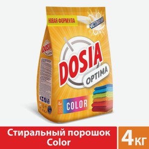 Стиральный порошок Dosia Optima Color, 4кг Россия