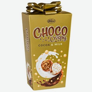 Набор конфет CHOCO CRISPY COCOA с кремом и воздушным рисом 180гр