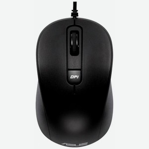 Мышь ASUS MU101C черная (3200 dpi, USB, 3 кнопки, Optical, 90XB05RN-BMU000)