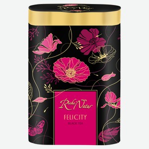Чай черный Riche Natur Felicity с цукатами ананаса и земляники, 100 г