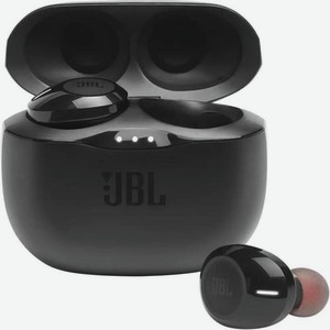 Наушники JBL Tune 125 TWS, Bluetooth, вкладыши, черный [jblt125twsblk]