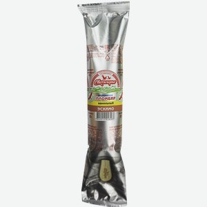 Пломбир ванильный какаосодержащей в глазури эскимо Свитлогорье, 0,08 кг