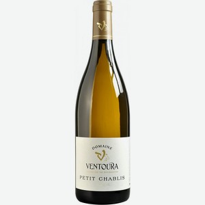 Вино Domaine Ventoura Petit Chablis белое сухое 12% Бургундия Франция 0.75л, 0,75 кг