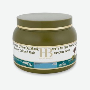 Маска для сухих/окрашенных волос Мед и Оливковое масло health&beauty Израиль 250мл, 0,25 кг
