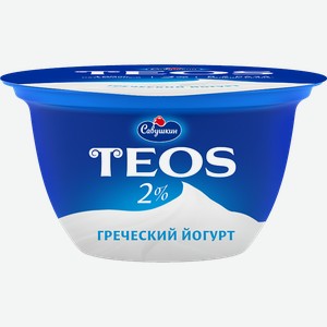 Йогурт Греческий Натуральный 2% Савушкин, 0,14 кг