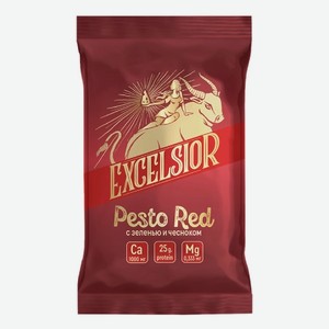 Сыр EXCELSIOR Pesto Red Зелень, чеснок 45%, без змж, 0,18 кг