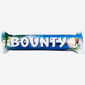Батончик шоколадный молочный Bounty, 0,055 кг