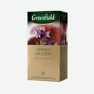 Чай Спринг Мелоди мята 25 пакетиков Greenfield, 0,037 кг