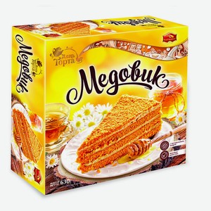 Торт Медовик 0,63 кг Черёмушки