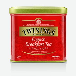 Чай Английский завтрак ж/банка 0,1 кг TWININGS