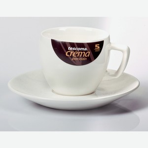 Чашка для эспрессо Tescoma CREMA с блюдцем, 0,198 кг