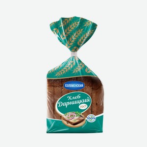 Хлеб Дарницкий в нарезку 0,35 кг Коломенское