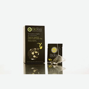 Чай зеленый аромат жасмина 0,04 кг пакетиков BioTea