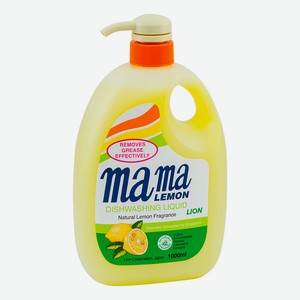 Гель для посуды и детских принадлежностей с лимоном Mama lemon 1 л., 1 кг