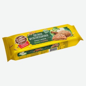 Печенье овсяное Мультизлаковое с начинкой Яблоко и корица 0,25 кг