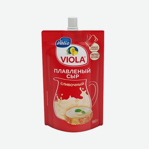 Сыр плавленный Viola Сливочный 45% Valio, 0,18 кг