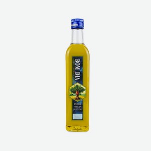 Масло оливковое нерафинированное высшего качества Bom Dia Португалия ст/б 500мл, 0,5 кг