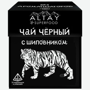 Чай чёрный с шиповником 15 пирамидок 0,03 кг ALTAY SUPERFOOD