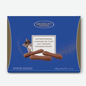 Конфеты шоколадные Excelcium Кошачьи пальчики Excelcium 0,1 кг