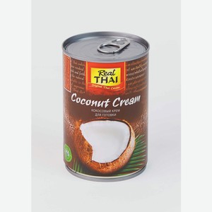 Сливки кокосовые 400мл REAL THAI, 0,4 кг