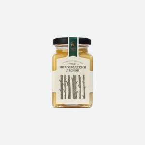 Мёд натуральный цветочный Новгородский лесной Медовый дом, 0,32 кг