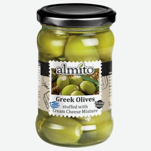 Оливки греческие с сыром Almi, 0,32 кг