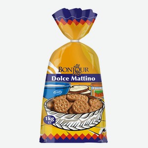 Печенье Dolce Mattino Bonjour 1 кг Италия