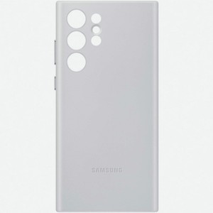 Чехол Samsung Leather Cover S22 Ultra светло-серый (EF-VS908)