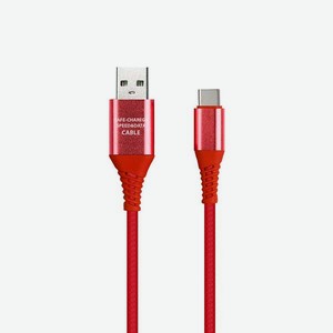 Кабель USB Type-C Smartbuy 1м Red(iK-3112ERGbox)
