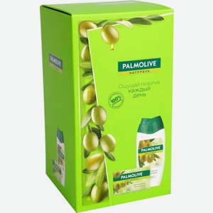 Подарочный набор Palmolive Натуральный Интенс увлажняющий гель для душа с оливой 250мл+ мыло 90г
