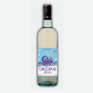 Вино  Октопус Реал , виньо верде розовое, белое полусухое, 10%, 0,75 л