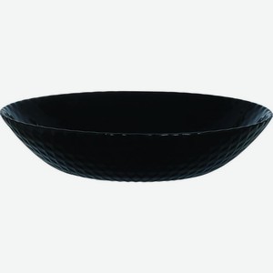 Тарелка Luminarc Pampille суповая черная d-20см