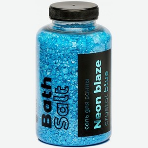 Соль для ванны Fabrik Cosmetology неоновая Crystal blue 500г