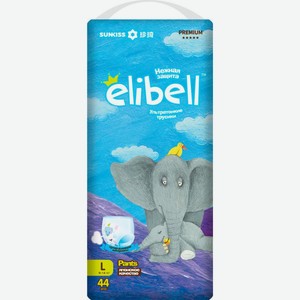 Подгузники-трусики Elibell Premium L 9-14кг 44шт