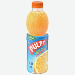 Напиток Добрый Палпи Апельсин с мякотью негаз.с/содерж.0,9л ПЭТ