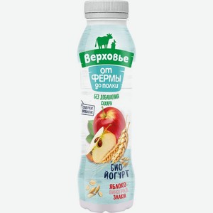Биойогурт питьевой Активиа яблоко, злаки 2%