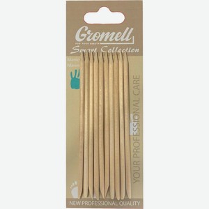 Палочки Gromell для маникюра деревянные, 10шт