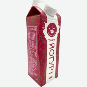 Йогурт Молочное Царство со вкусом вишни 2.5% 450г