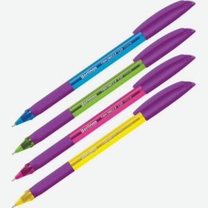 Ручка шариковая BERLINGO Triangle 110 Color 0,7мм, синий, грип, в ассортименте