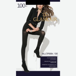 Колготки Glamour Multifibra 100 den nero размер 4-L