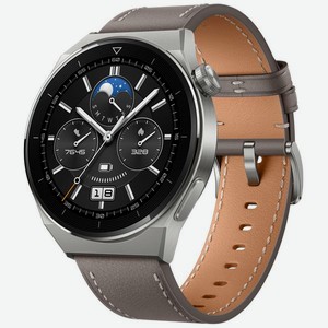 Смарт-часы HUAWEI GT 3 Pro Light Titanium Gray Leather (OND-B19)