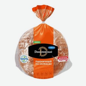 Хлеб Коломенский Даниловский пшеничный на закваске 400 г